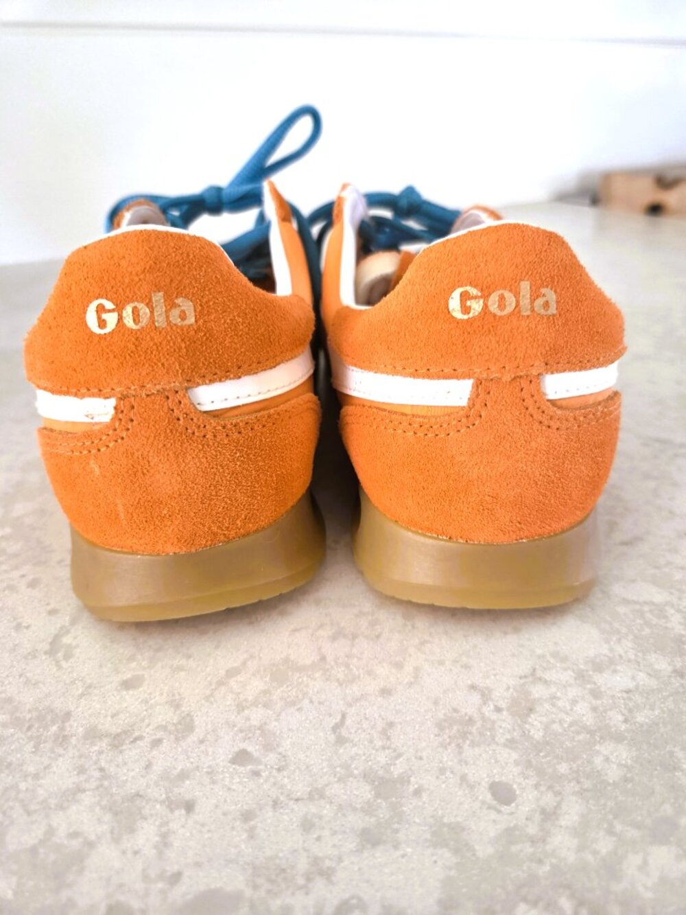 Gola Firefly Sneakers Clementine/Coral Rose Tennis Shoes Women's Size 7 - Picture 4 of 11